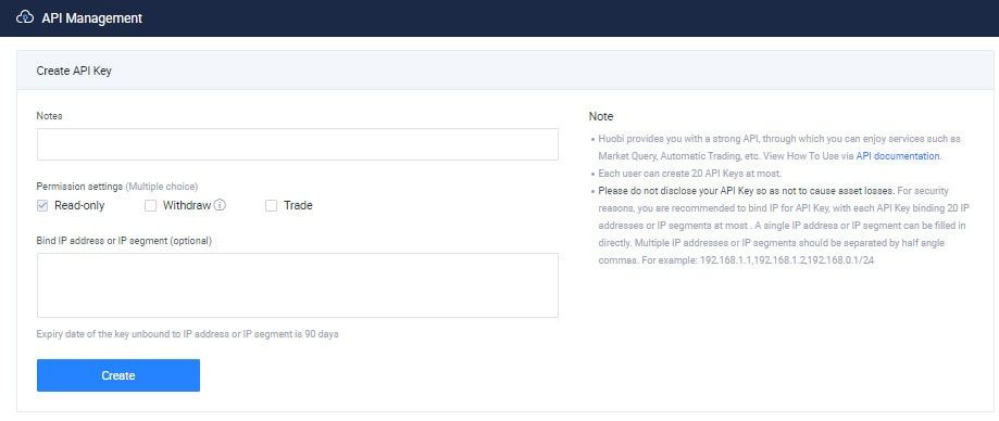 Huobi Global là gì? 3 phút nắm trọn bộ thông tin về sàn giao dịch Huobi Global Cách sủ dụng API KEY