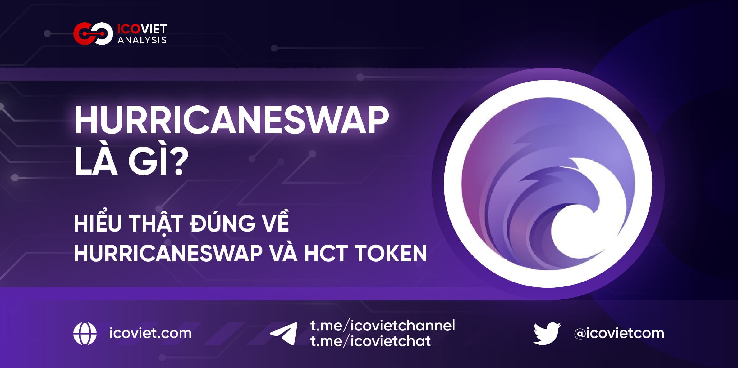 HurricaneSwap (HCT) là gì? Hiểu thật đúng về HurricaneSwap và HCT Token