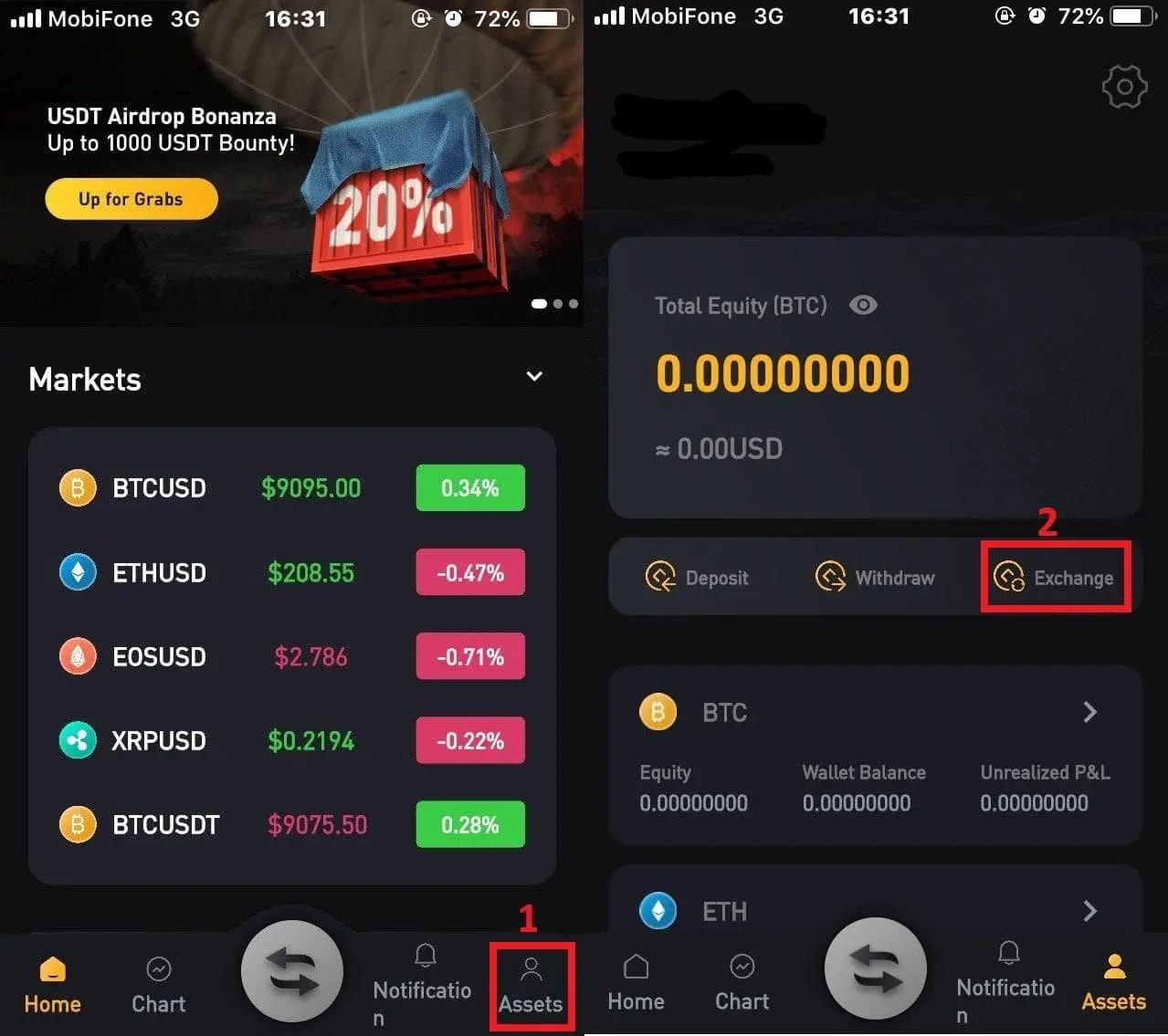 Hướng dẫn cách sử dụng chức năng hoán đổi tài sản trên Bybit là gì?