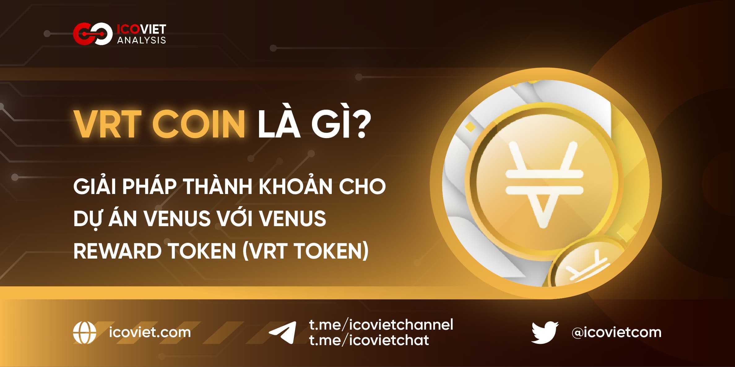 VRT Coin là gì? Giải pháp thành khoản cho dự án Venus với Venus Reward Token (VRT Token)