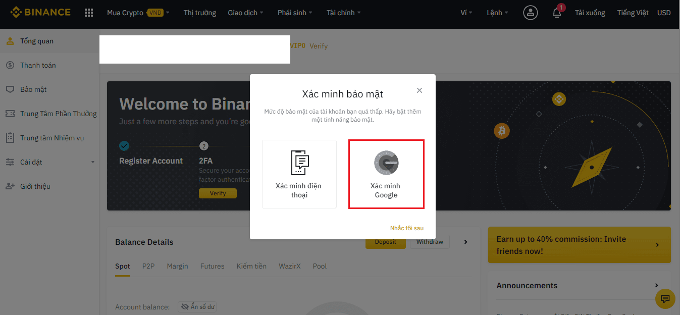 Hướng dẫn cách sử dụng sàn Binance từ A đến Z