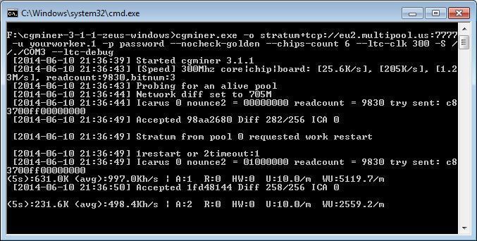Top 3 sofware phổ biến dành cho Bitcoin miner - CG Gminer