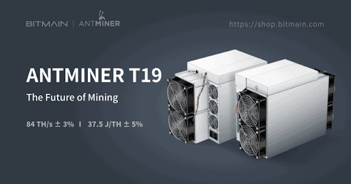 Top 3 hardware thịnh hành dành cho Bitcoin miner-Antminer T19