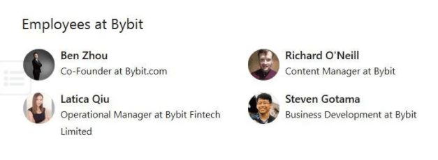 Đội ngũ phát triển sàn Bybit