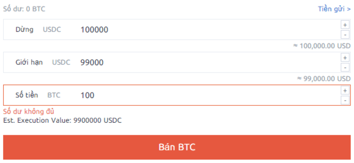 Hướng dẫn mua/bán trên sàn giao dịch Coinex