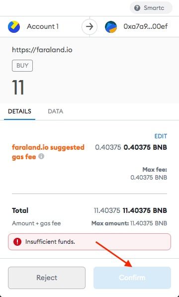 confirm để giao dịch trên metamask