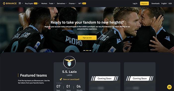 Lazio token sales