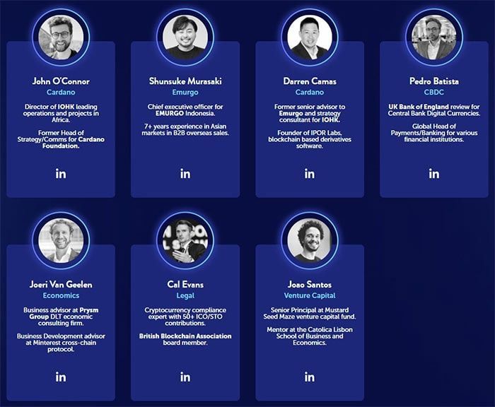 Đội ngũ cố vấn của Ardana