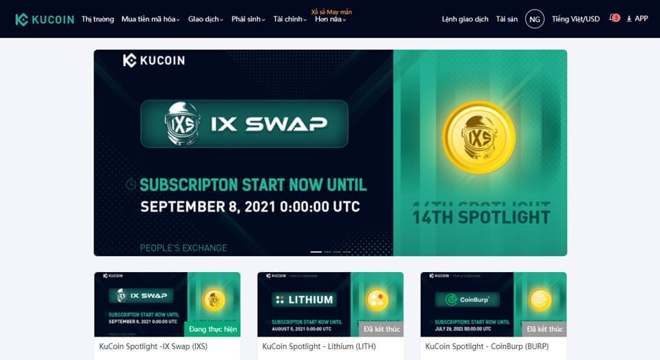 Hướng dẫn sử dụng các tính năng bổ trợ trên sàn Kucoin