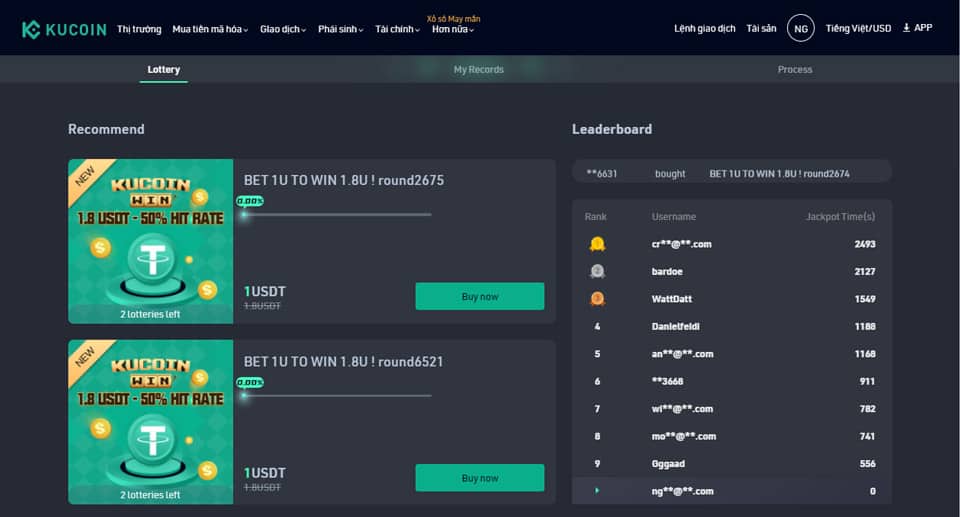 Hướng dẫn sử dụng các tính năng bổ trợ trên sàn Kucoin