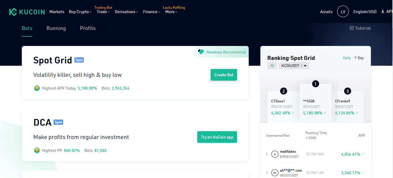 Giao dịch bằng Bot - Trading Bot