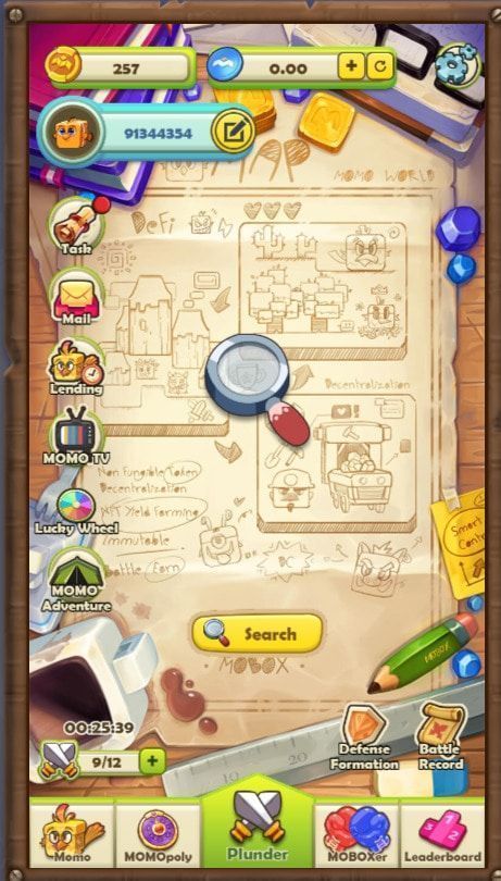 game nhàn rỗi MOMO của Mobox