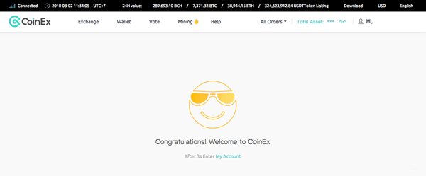 Hướng dẫn đăng ký CoinEx