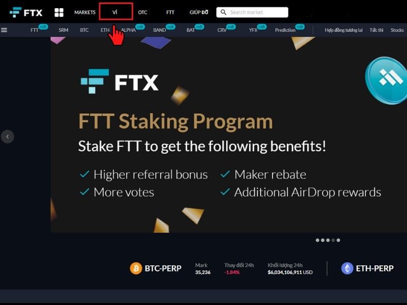 Hướng dẫn nạp tiền FTX