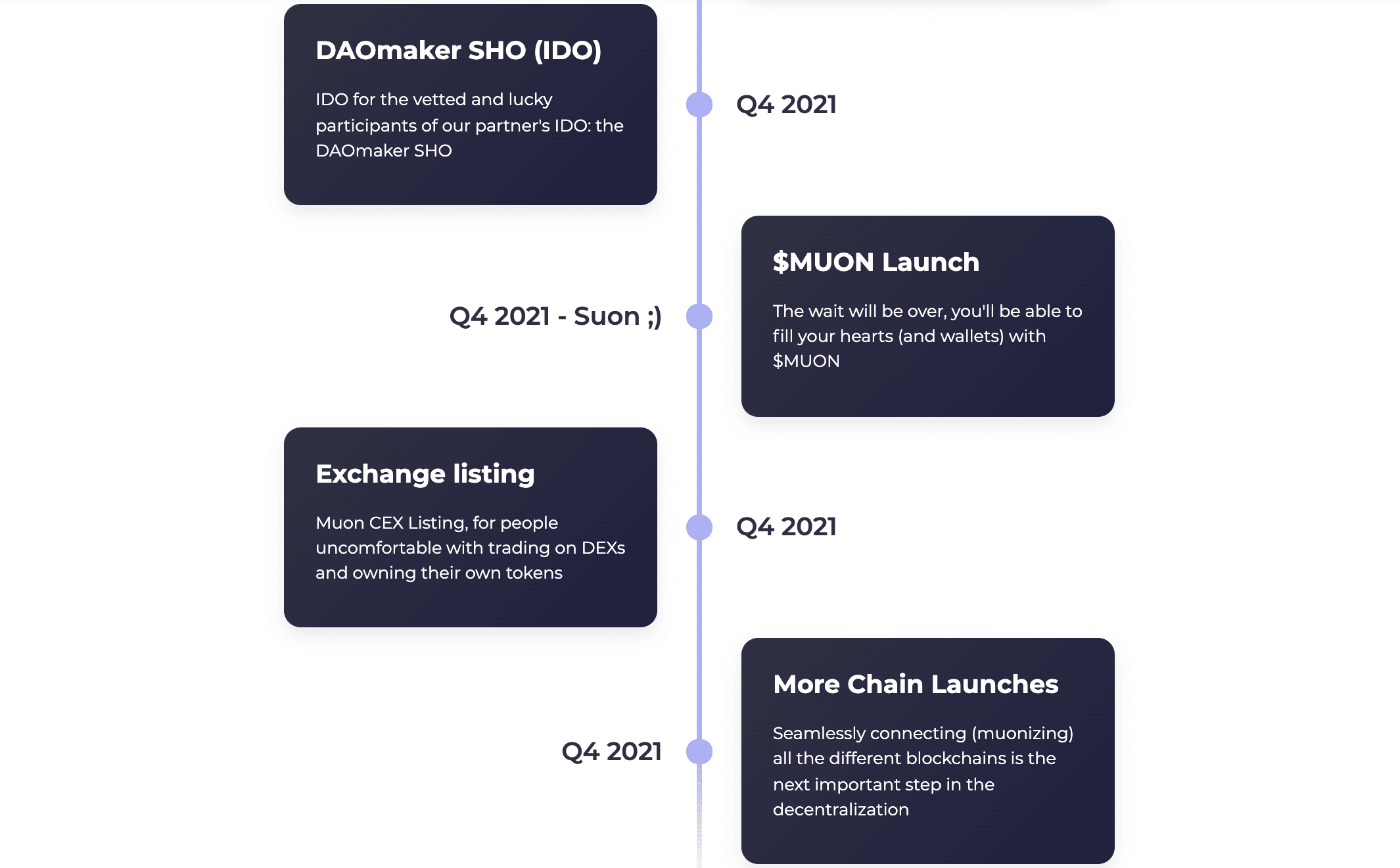 Muon Network roadmap muon network 2
