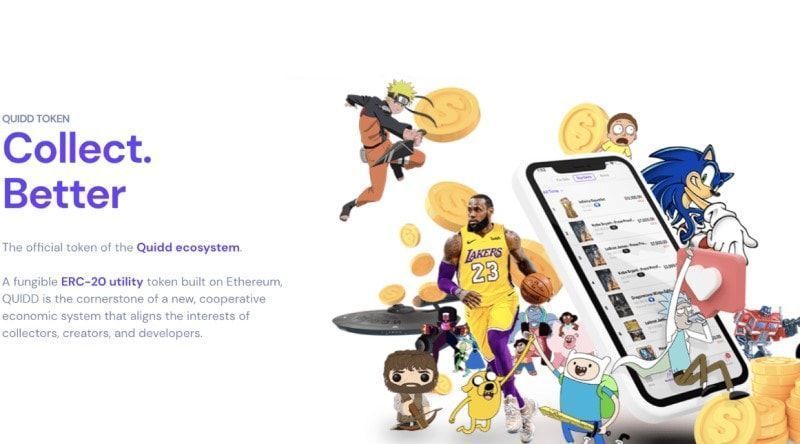 Quidd Token đặc điểm Quidd token