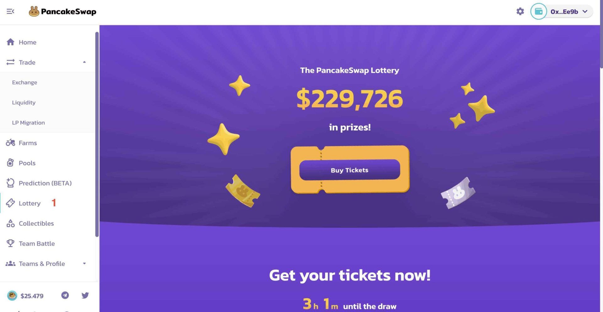 Hướng dẫn tham gia Lottery