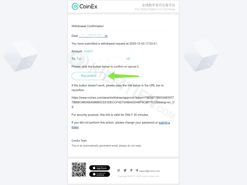 Cách rút tiền Coine