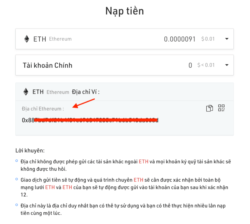 Hướng dẫn cách nạp tiền Kucoin
