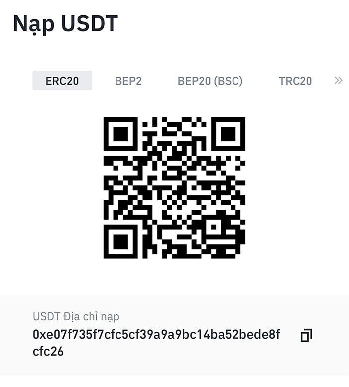 địa chỉ ví erc20
