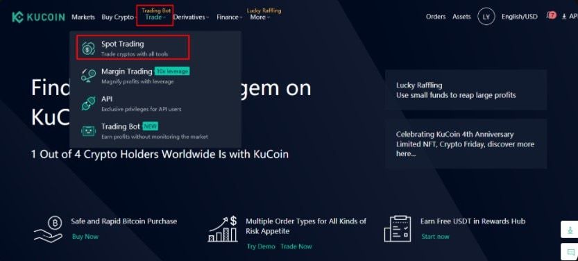 Hướng dẫn giao dịch sàn Kucoin