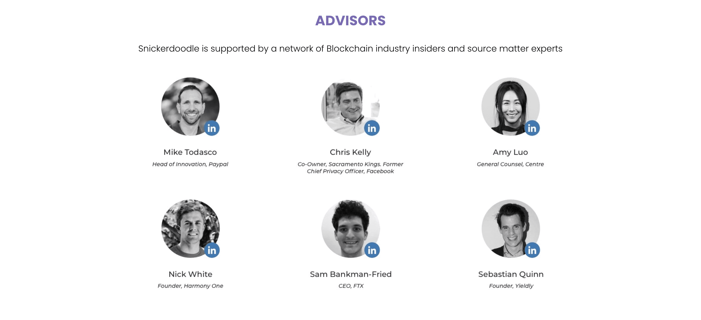 snickerdoodle labs advisors