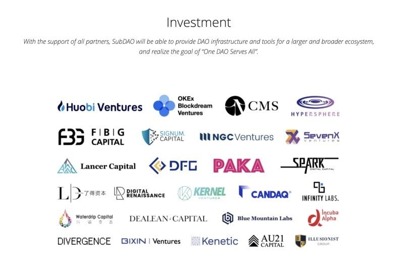 SubDAO Crowdloan subdao investors