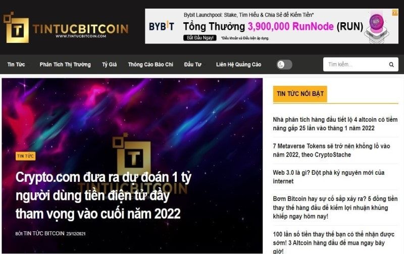 Tìm hiểu về Tintucbitcoin – Cổng thông tin Cryptocurrency hàng đầu Việt Nam