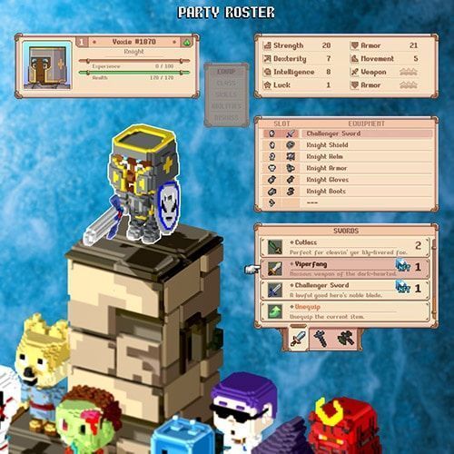 Voxies Tactics vat pham va vu khi voxies