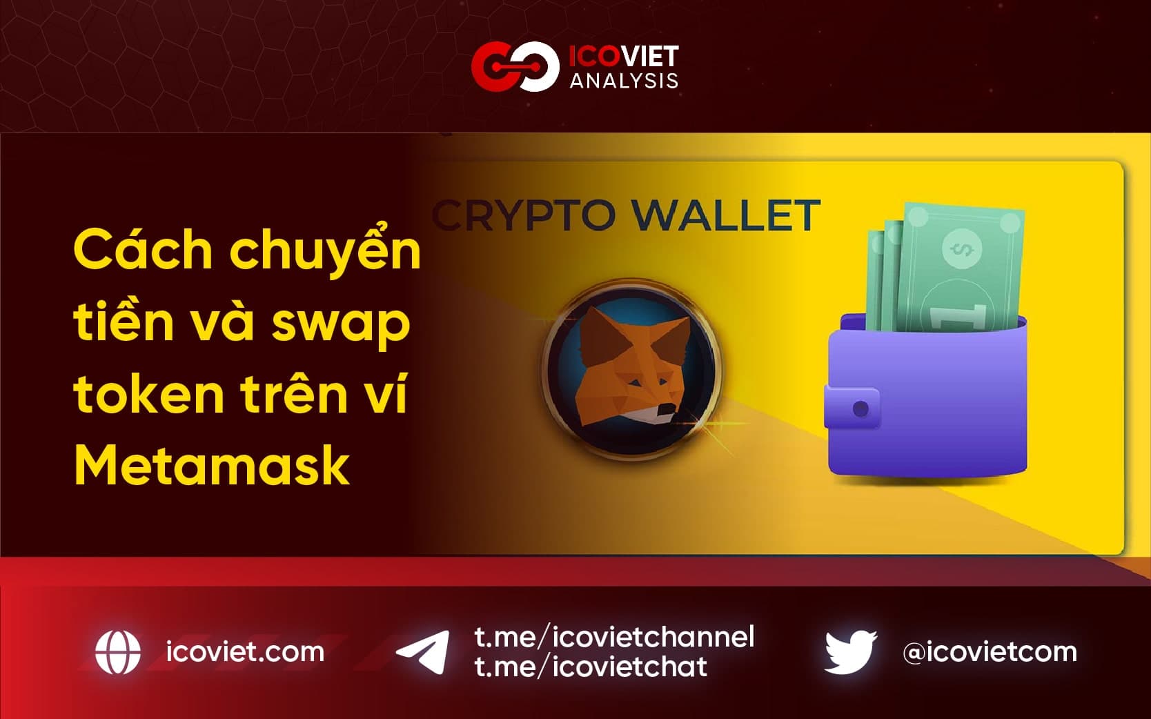 Cách chuyển tiền và swap token trên Metamask