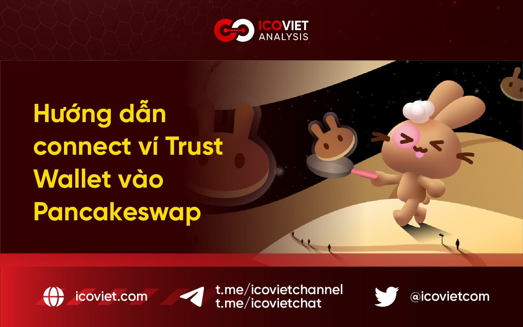 Hướng dẫn connect ví Trust Wallet vào Pancakeswap