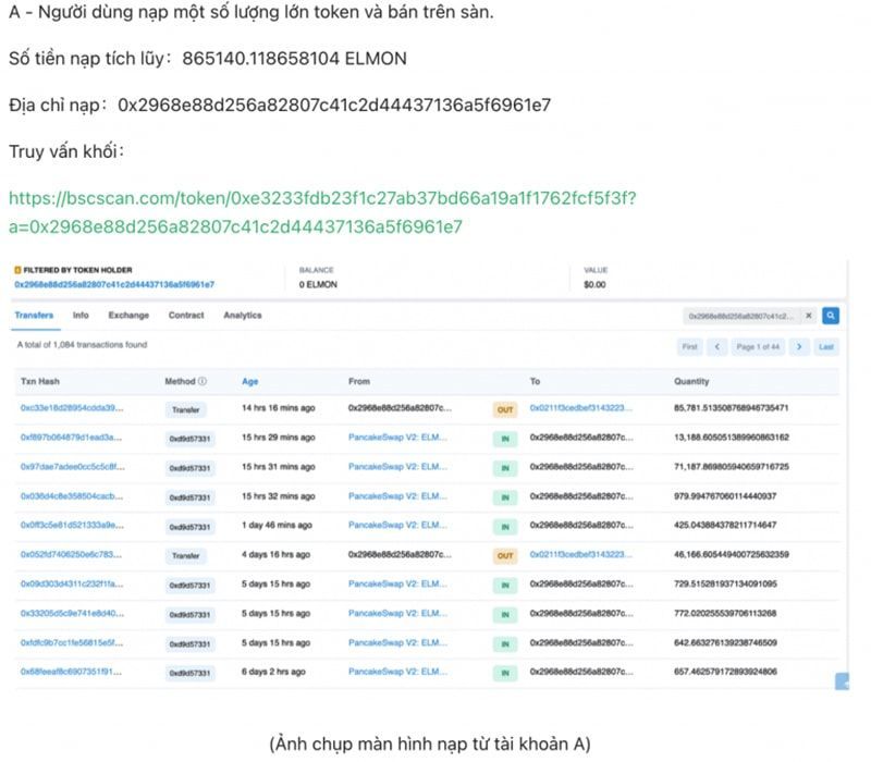 Sàn MEXC có xả bán Elemon Token khiến giá giảm đột ngột