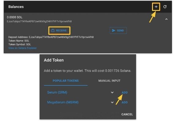 Cách Add liquidity trên Serum Swap 3