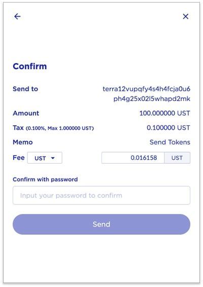 TerraSwap và Terra Station là gì? Hướng dẫn sử dụng Terra Station Extension chuyển token trên terra station 3