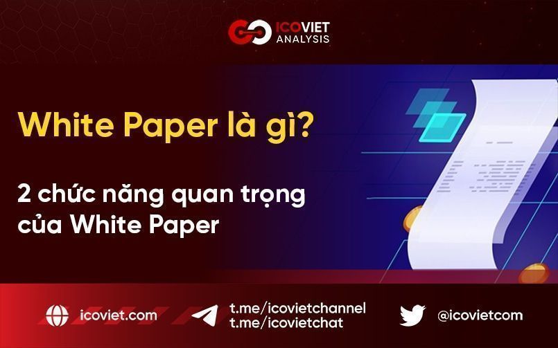 White Paper là gì? 2 chức năng quan trọng của White Paper