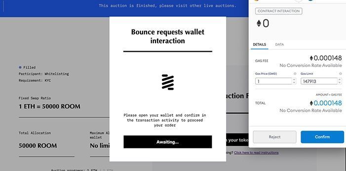 Các bước tham gia IDO trên Bounce Certified 5