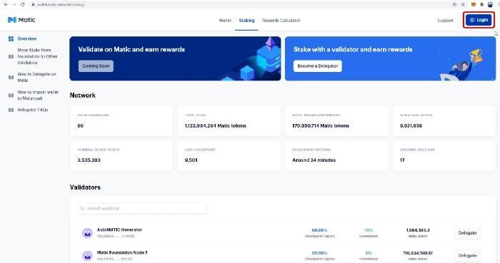 Hướng dẫn 3 bước stake MATIC, ATOM, LUNA hay DOT trên Persistence hướng dẫn stake matic token