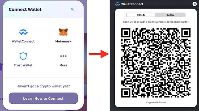 Hướng dẫn connect ví Trust Wallet vào Pancakeswap