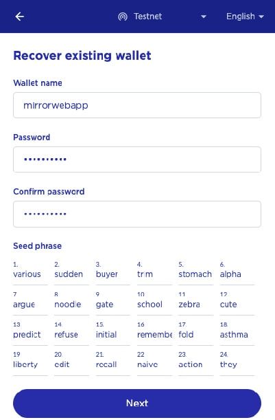 TerraSwap và Terra Station là gì? Hướng dẫn sử dụng Terra Station Extension phục hồi ví terra station 3