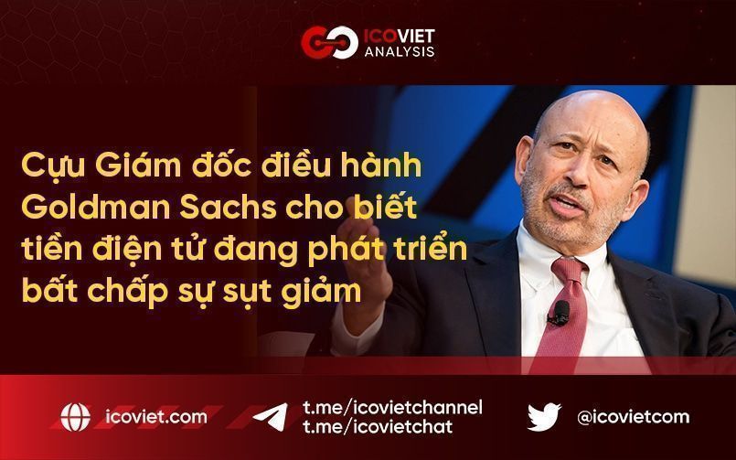 Cựu Giám đốc điều hành ngân hàng đầu tư đa quốc gia Goldman Sachs cho biết tiền điện tử đang phát triển bất chấp sự sụt giảm