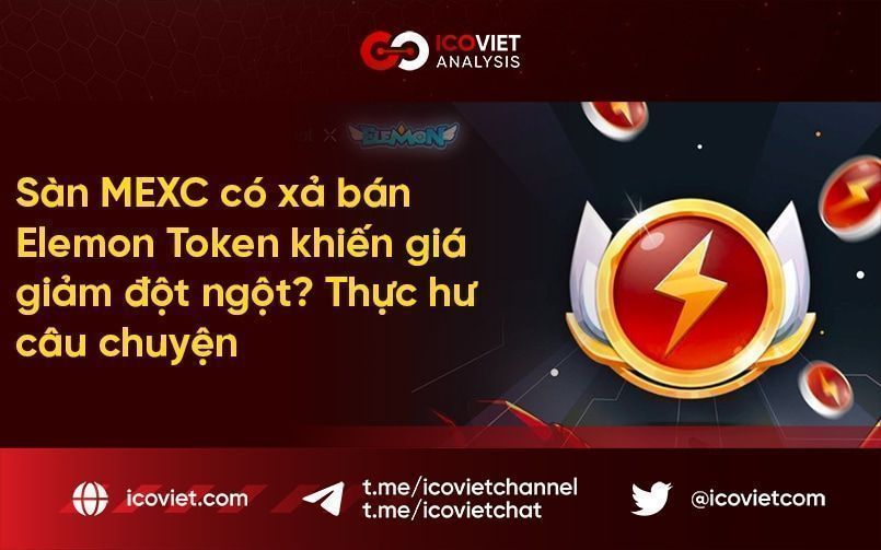 Sàn MEXC có xả bán Elemon Token khiến giá giảm đột ngột? Thực hư câu chuyện