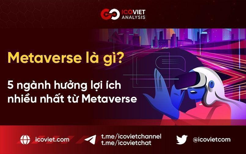 Metaverse là gì? 5 ngành hưởng lợi ích nhiều nhất từ Metaverse