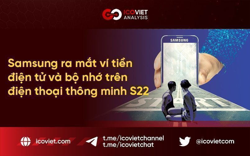 Samsung ra mắt ví tiền điện tử và bộ nhớ trên điện thoại thông minh S22