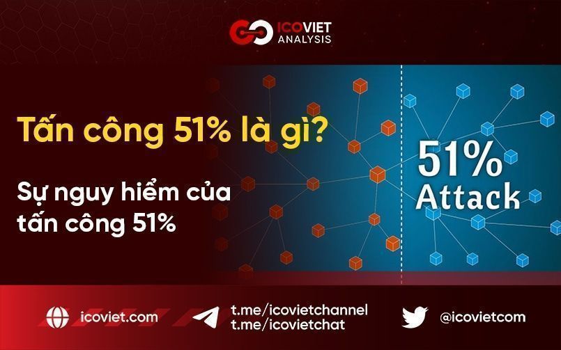 Tấn công 51% là gì? Sự nguy hiểm của tấn công 51%