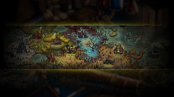 Step Hero (HERO): Game thẻ bài NFT nhập vai trên hệ Polygon và BSC bản đồ thế giới tep hero