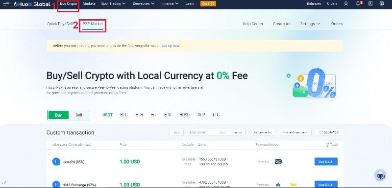 bước 2 2p2 huobi