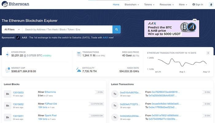 etherscan la gi