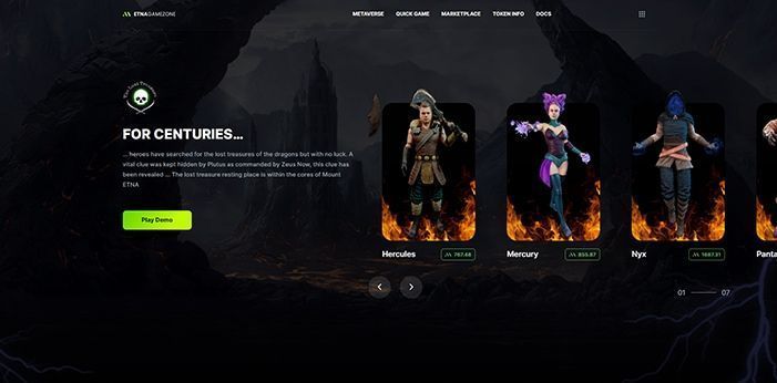 etna the lost treasure game