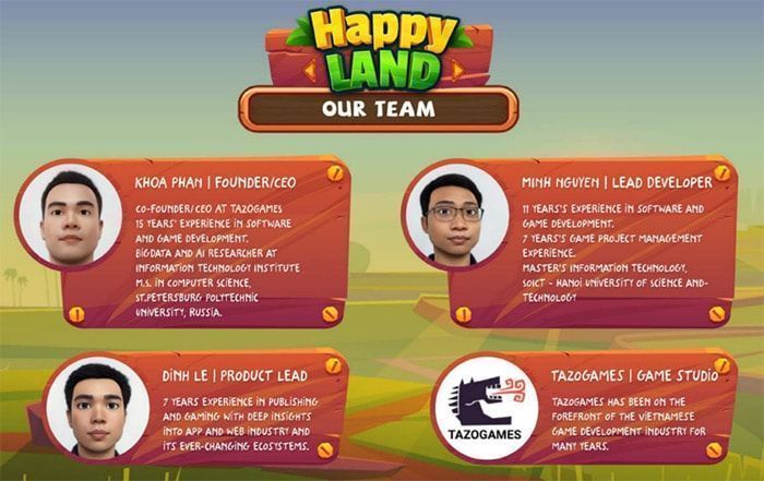 Happy Land (HPL Token): Game NFT nông trại vui vẻ mới, dễ chơi với đồ họa siêu dễ thương happy land team