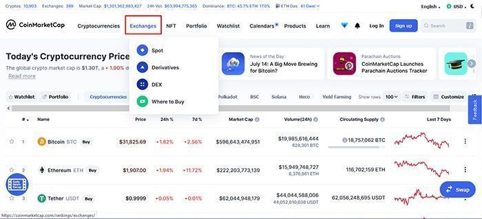 huong dan xem coinmarketcap 3
